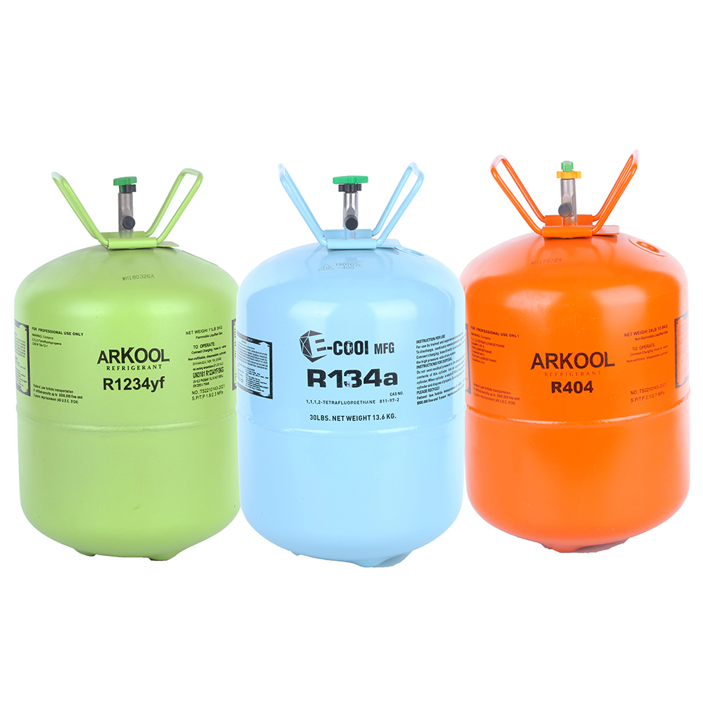 1,1,1,2-Tetrafluoroethane non-flammable gas 13.6kg pure refrigerant gas r134a