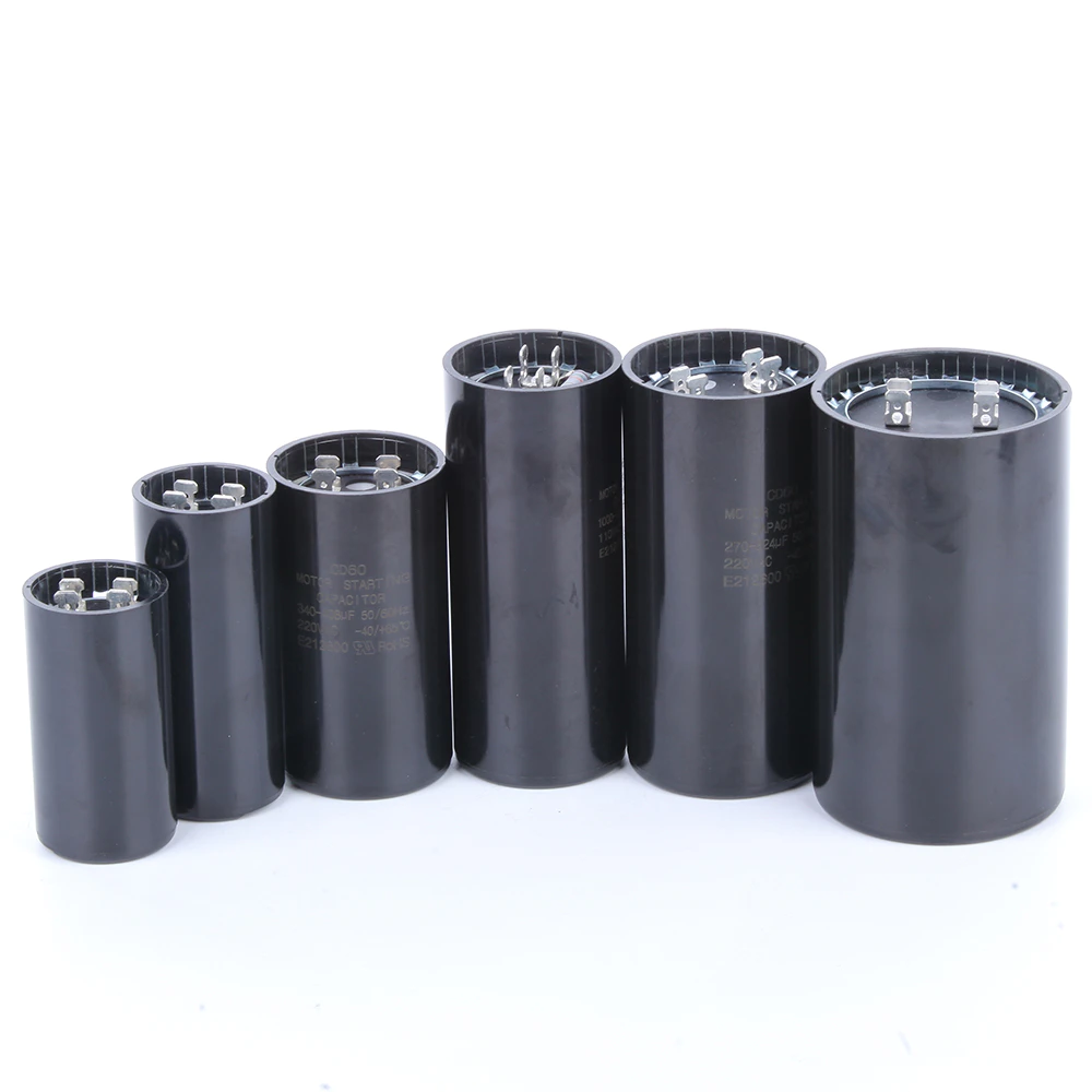 High quality CD60a electrolytic motor starting capacitor in capacitors for sale